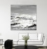 "Rocks And Waves" Giant Art 72x72 Wall Art