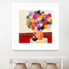 "Taking In The Love" Matted and Framed White 30x30 Wall Art