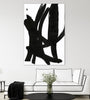 "Composition In Black And White 7" Giant Art 84x54 Wall Art