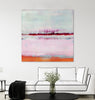 "Persimmon Jump Ii" Giant Art 54x54 Wall Art