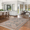 Leandra Copper/bluer Rug 5'3" X 7'3" Area Rug