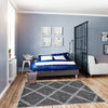 Helma Stark Dark Grey Shag 8'0" X 10'0" Area Rug