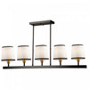 Coco 5-Light Black Gold Ceiling Light