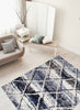 Makondo Abstract Blue Area Rug - 8'0" x 10'0"