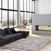 Trudel Light Blue Area Rug - 3'11" X 5'7" 