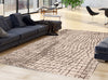 Sadie Safari Silver-Black Area Rug - 5'3" x 7'7"