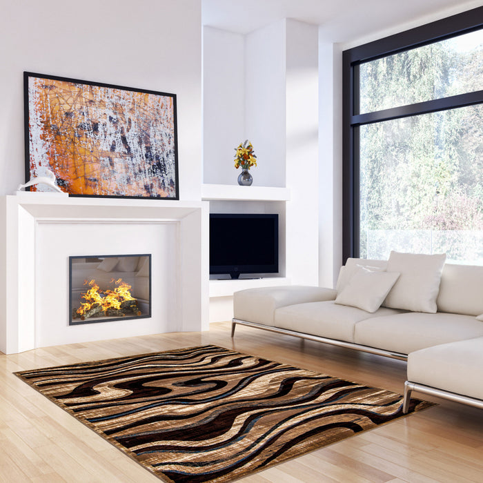Allonah Blue Area Rug - 5'3\" X 7'3\" 