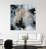 "Embellished Shifting Motion Ii" Giant Art 54x54 Wall Art