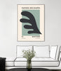 "Papiers Découpés Vi" Canvas Framed Black 30x40 Wall Art