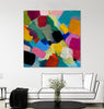 "Spring Confetti Ii" Giant Art 72x72 Wall Art