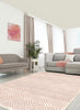 Electra Silver-Rose Area Rug - 7'10" x 10'2"