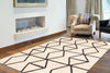 Anandi Ivory-Brown Area Rug - 7'10" x 10'2"