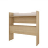 Nordika Twin Bookcase Headboard - White/Natural Maple 