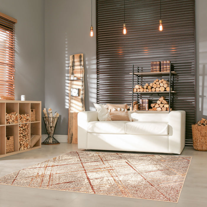 Mia Coral 3'10\" x 6'0\" Area Rug