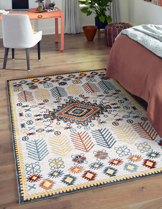 Gypsy Grey Machine Washable Area Rug - 3'0\" x 5'0\"
