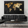 "Dramatic World Map" Giant Art 84x54 Wall Art