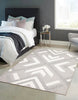 Tyisha Grey Area Rug - 6'7" x 9'6"