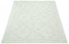 Neisha Traditional Mint Rug 5'3" X 7'3" Area Rug