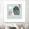 "Assembly I" Matted and Framed White 30x30 Wall Art