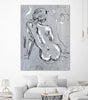 "Nude Figure 4" Giant Art 72x54 Wall Art