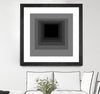 "After Josef A" Matted and Framed Black 36x36 Wall Art