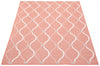 Neisha Abstract Coral Rug 6'7" X 9'6" Area Rug