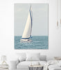 "Sailboat In The Ocean" Giant Art 72x54 Wall Art