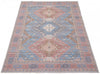 Samia Light Blue Rug 7'10" X 10'0" Area Rug