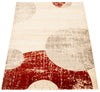 Ellegance Ivory / Red 6'7" x 9'6" Area Rug
