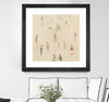 "Beach Goer Iv" Matted and Framed Black 36x36 Wall Art