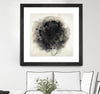 "Positives And Negatives I" Matted and Framed Black 30x30 Wall Art