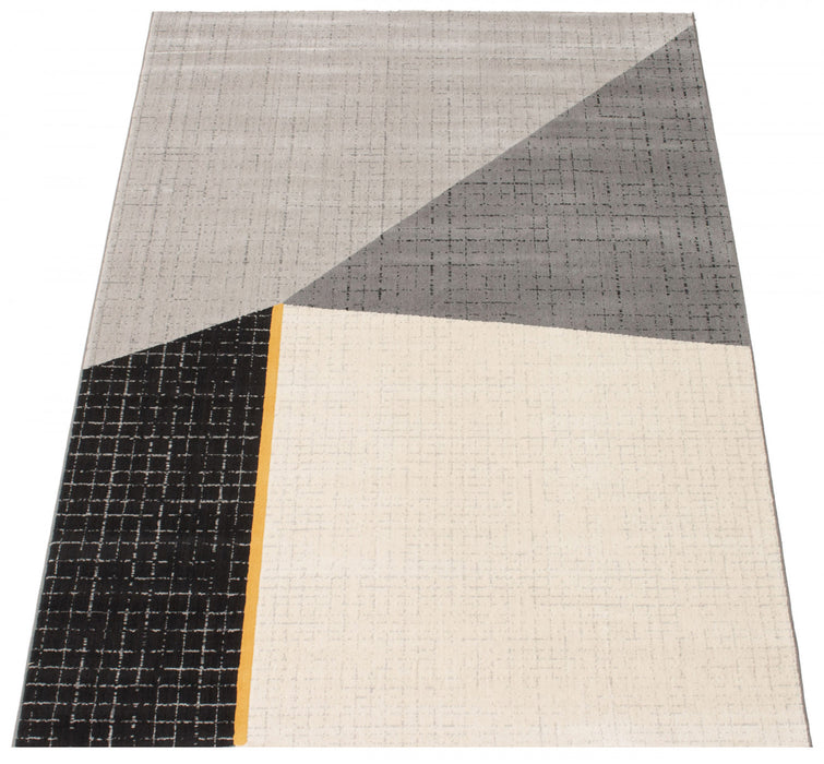 Theano Black 3'11\" x 5'7\" Area Rug