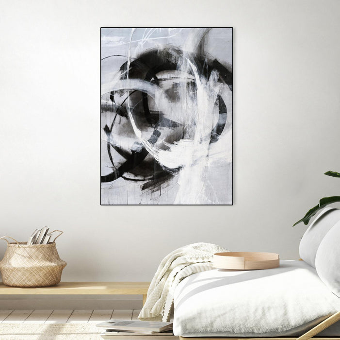 \"No Turning Radius\" Canvas Framed Black 30x40 Wall Art