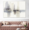 "Improvisation Ii Gray" Giant Art 72x54 Wall Art
