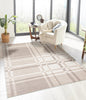 Roma Ivory Machine Washable Area Rug - 3'0" x 5'0"