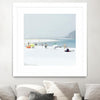 "Troia" Matted and Framed White 30x30 Wall Art