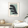 "Papiers Découpés Vi" Canvas Framed Black 30x40 Wall Art