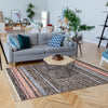 Vera Earth Taupe/Ivory Area Rug - 5'2" x 7'5"
