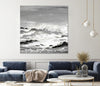 "Rocks And Waves" Giant Art 72x72 Wall Art