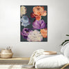 "November Blooms" Canvas Framed Black 30x40 Wall Art