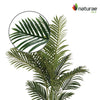 Artificial 43" Areca Palm In Black Pot 