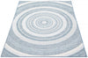Neisha Modern Blue Rug 6'7" X 9'6" Area Rug