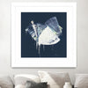 "Bells In Motion" Matted and Framed White 36x36 Wall Art