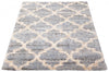 Dimity Grey/Light Blue Area Rug - 3'11" x 5'7"