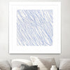 "Hula Ii" Matted and Framed White 30x30 Wall Art