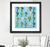 "Pop The Question" Matted and Framed Black 36x36 Wall Art