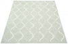 Neisha Abstract Mint Rug 5'3" X 7'3" Area Rug
