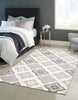 Alaqua Ivory Area Rug - 5'0" x 7'0"