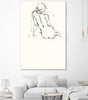 "Contour Figure 4" Giant Art 84x54 Wall Art
