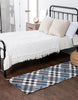Kors Blue Machine Washable Area Rug - 2'6" x 8'0"
